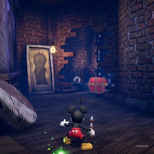 Every Pin And Where To Find Them In Epic Mickey: Rebrushed 8 Mickey finds Silver Pin no 1 in Disney Epic Mickey - Rebrushed