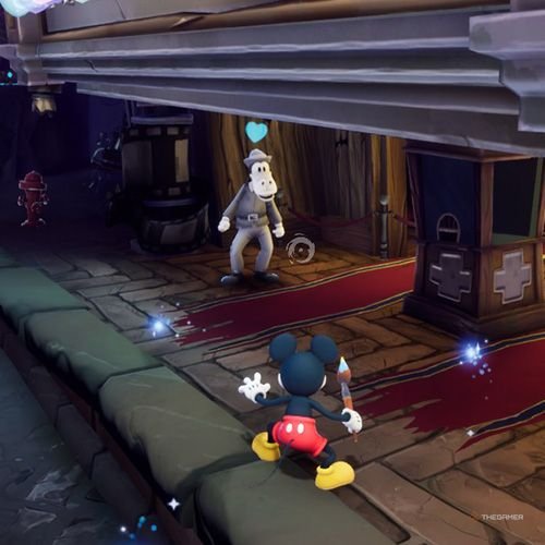 Every Pin And Where To Find Them In Epic Mickey: Rebrushed 34 Mickey is searching Bronze Pin no 7 in Disney Epic Mickey - Rebrushed