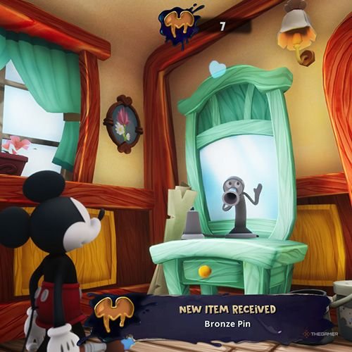 Every Pin And Where To Find Them In Epic Mickey: Rebrushed 42 Mickey finds Bronze Pin no 8 in Disney Epic Mickey - Rebrushed
