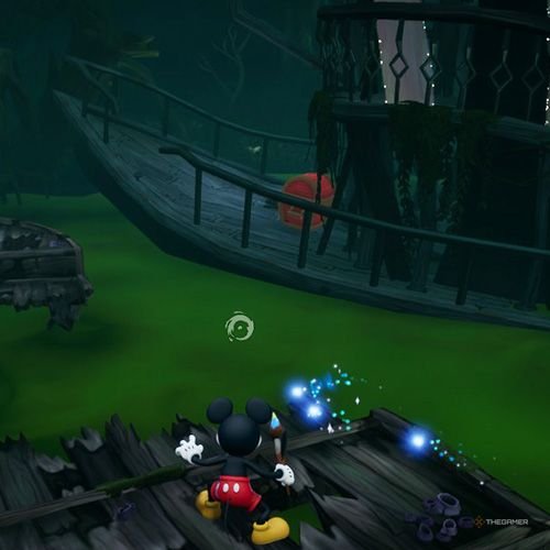 Every Pin And Where To Find Them In Epic Mickey: Rebrushed 156 Mickey finds the Silver Pin 14 in Disney Epic Mickey - Rebrushed