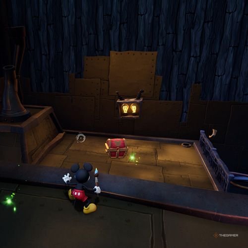 Every Pin And Where To Find Them In Epic Mickey: Rebrushed 188 Mickey finds the Gold Pin no 16 in Disney Epic Mickey - Rebrushed