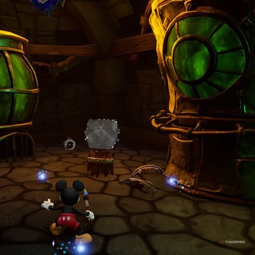 Every Pin And Where To Find Them In Epic Mickey: Rebrushed 210 Mickey finds the Bronze Pin no 18 in Disney Epic Mickey - Rebrushed