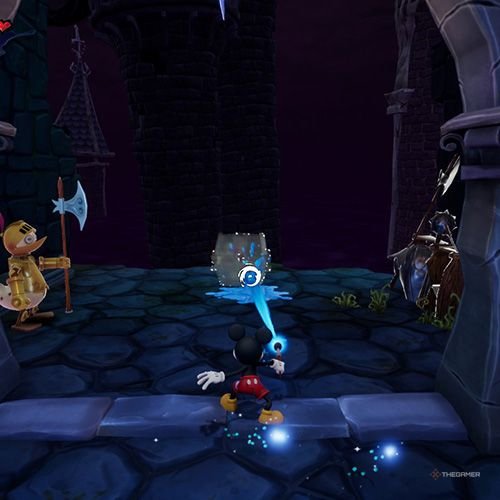 Every Pin And Where To Find Them In Epic Mickey: Rebrushed 218 Mickey finds the Gold Pin no 18 in Disney Epic Mickey - Rebrushed