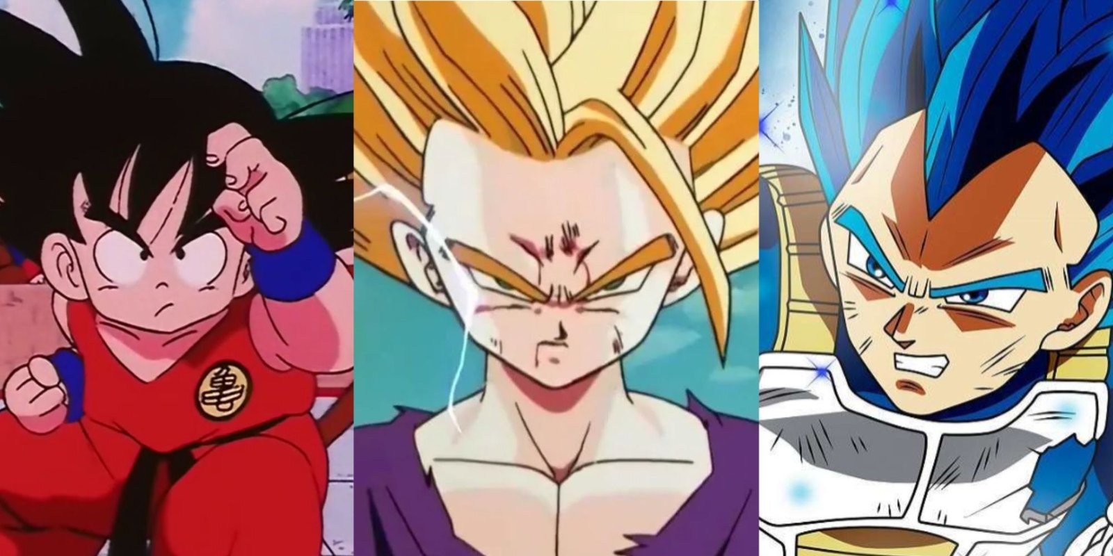 Where To Buy Manga 5 Where To Watch Dragon Ball Series And Movies Featured Split Image Including Kid Goku, Teen Gohan, and Vegeta
