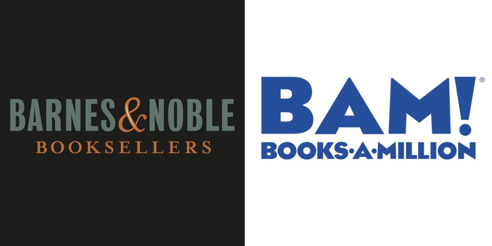 Image of Barnes & Noble and Books-a-Million Logos