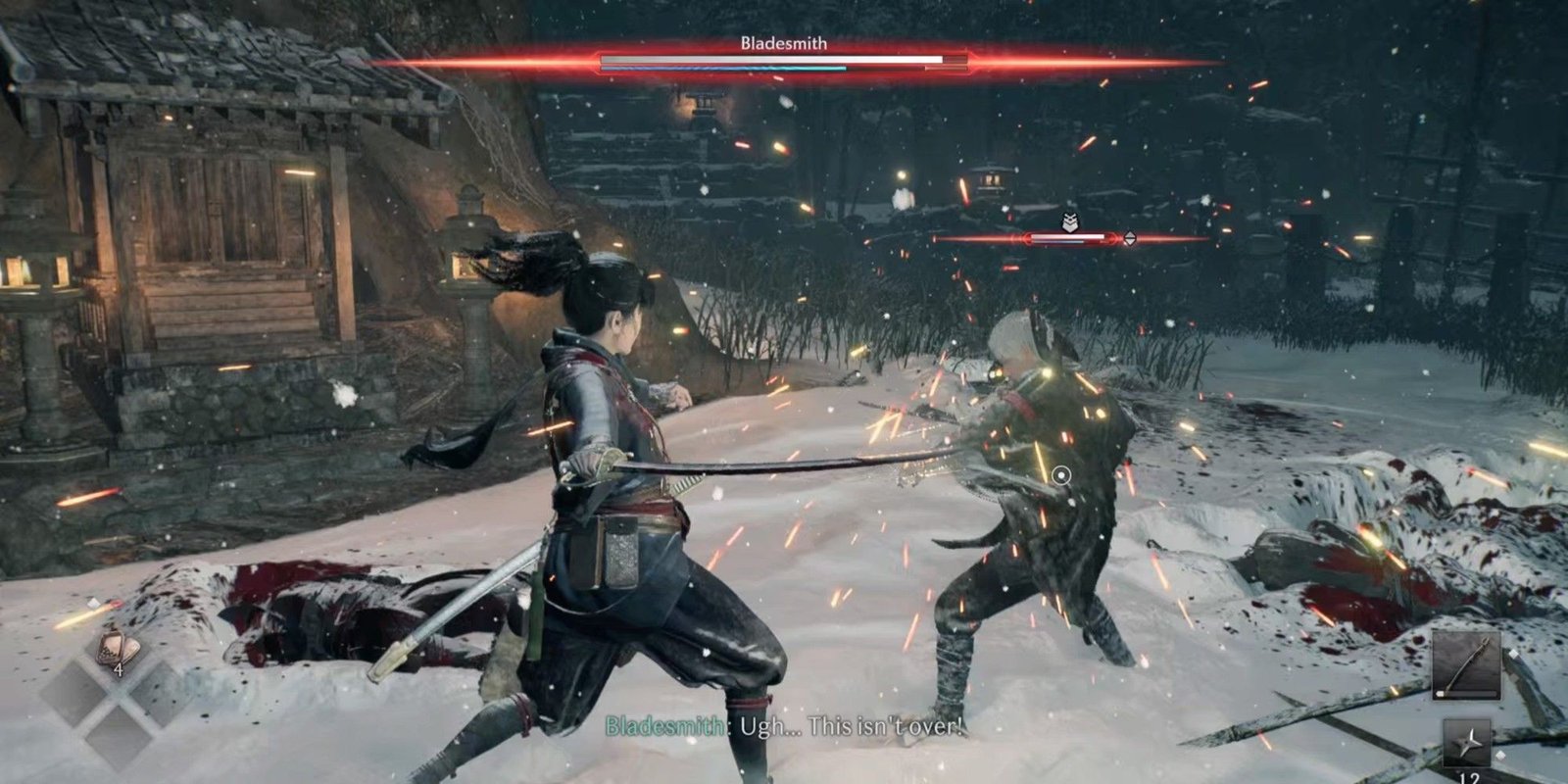 Fighting the Bladesmith in Rise of the Ronin