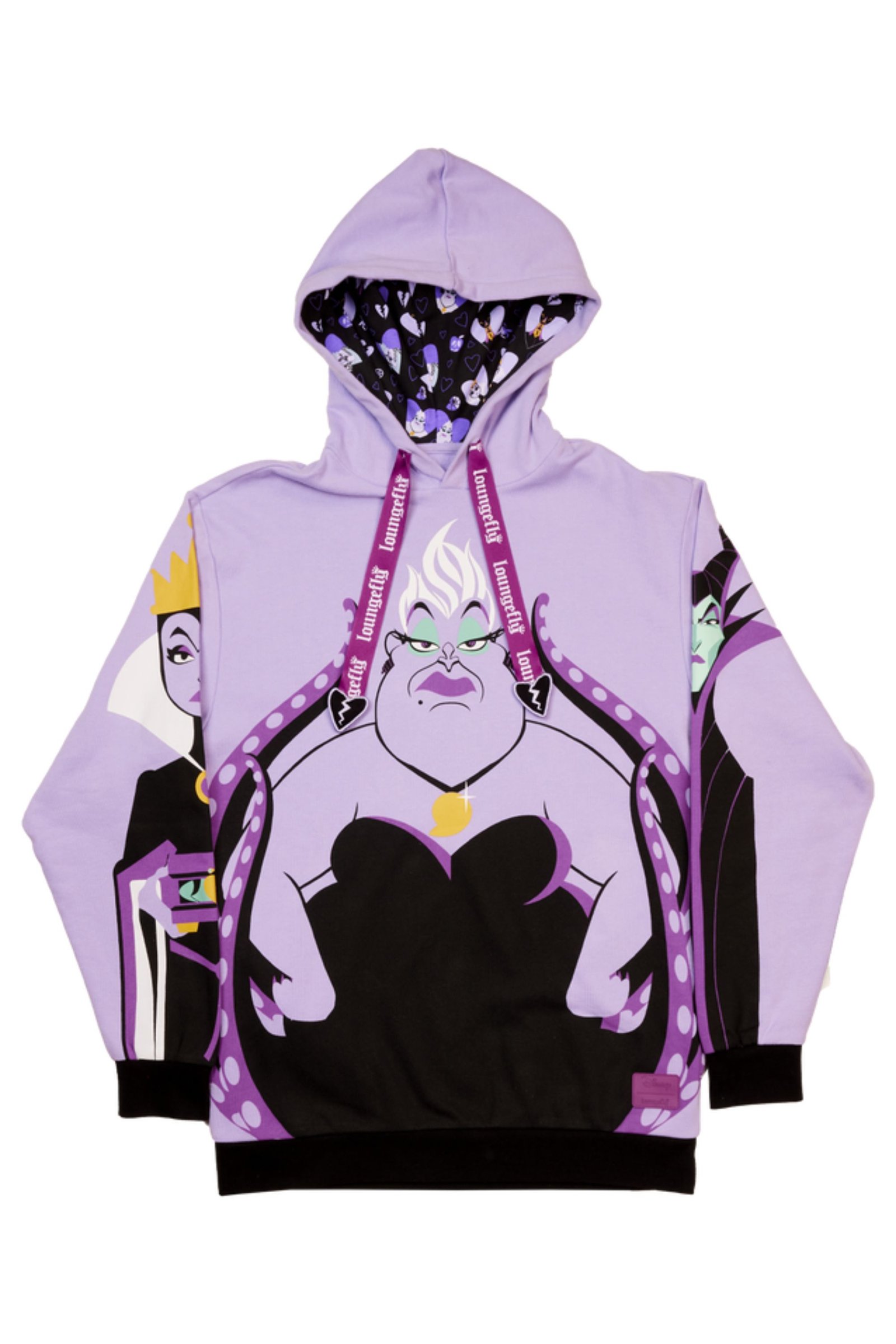 Best Disney Loungefly Hoodies In 2024 2 Disney Villains Curse Your Hearts Unisex Hoodie