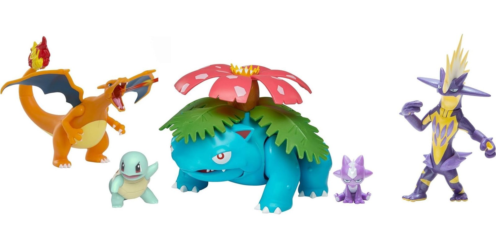 Best S.H. Figuarts Action Figures 10 Pokemon Action Figures, Charizard and Squirtle, Venusaur Action Figure, Toxel and Toxtricity