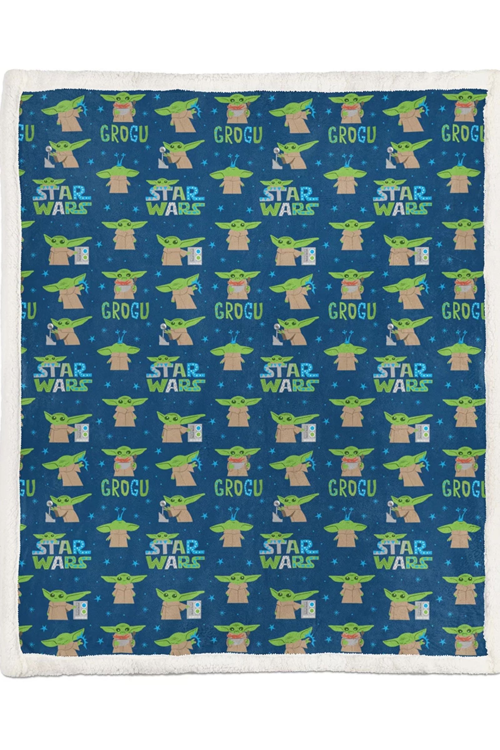 Best Star Wars Throw Blankets In 2024 4 Star Wars Grogu Sherpa Back Throw Blanket