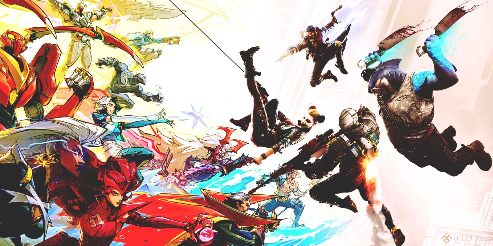 Kill the Justice League's Lawless DLC Has Fans Upset 2 the suicide squad from kill the justice league fighting with heroes from marvel rivals