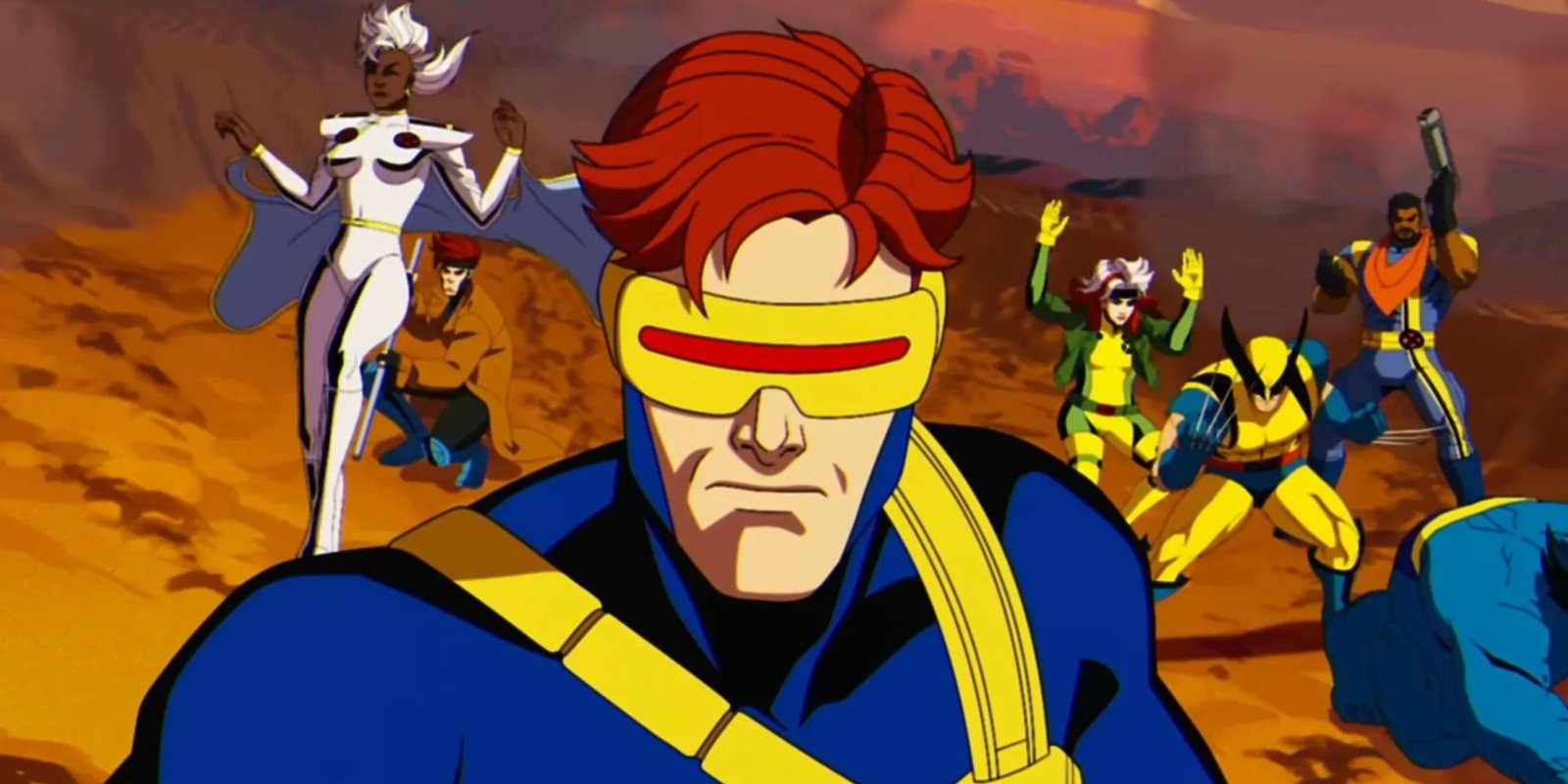 The Most Powerful Mutants In X-Men 1 X-Men 97 image showing Cyclops, Storm, and the rest of the team