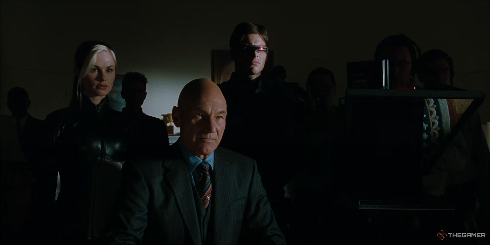 Xavier, Rogue, and Cyclops in X2