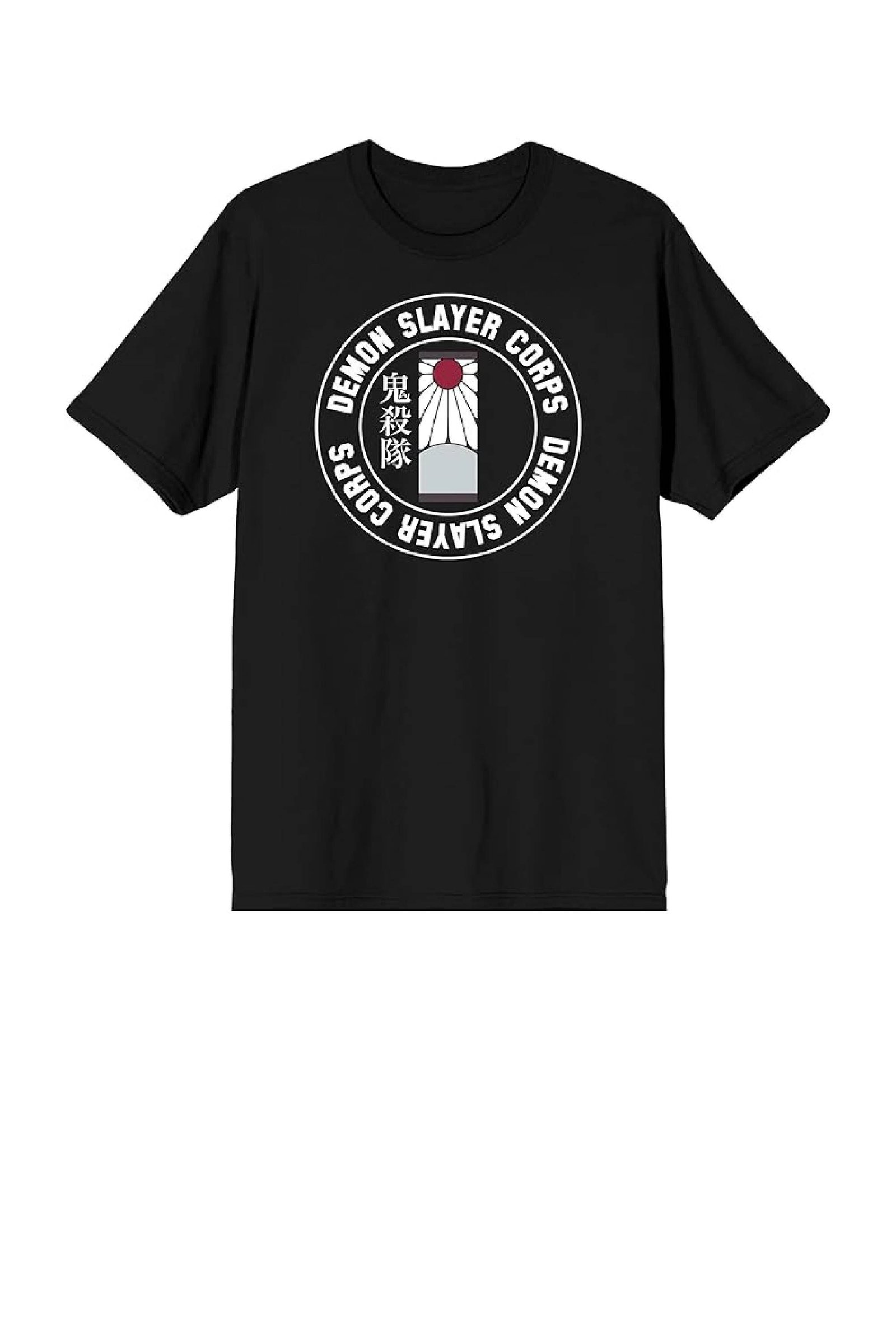 Must-Buy Demon Slayer T-Shirts In 2024 3 Demon Slayer Corps Logo Short Sleeve T-Shirt