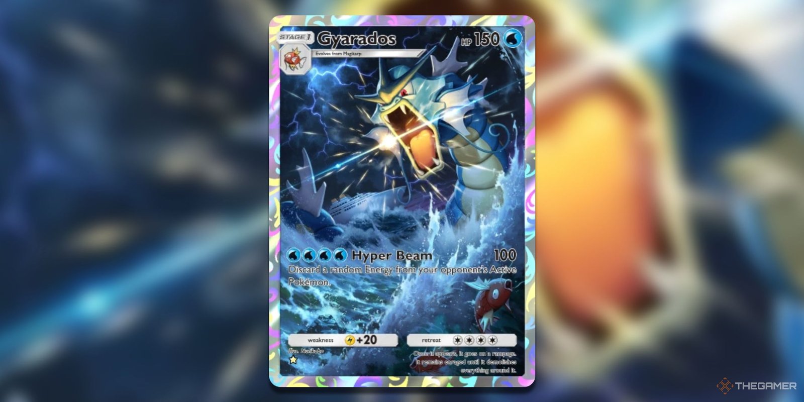 Pokemon TCG Pocket Is A Pale Imitation Of The Card Collecting Hobby 2 Full Art Gyarados Pokemon TCG Pocket Card Art.
