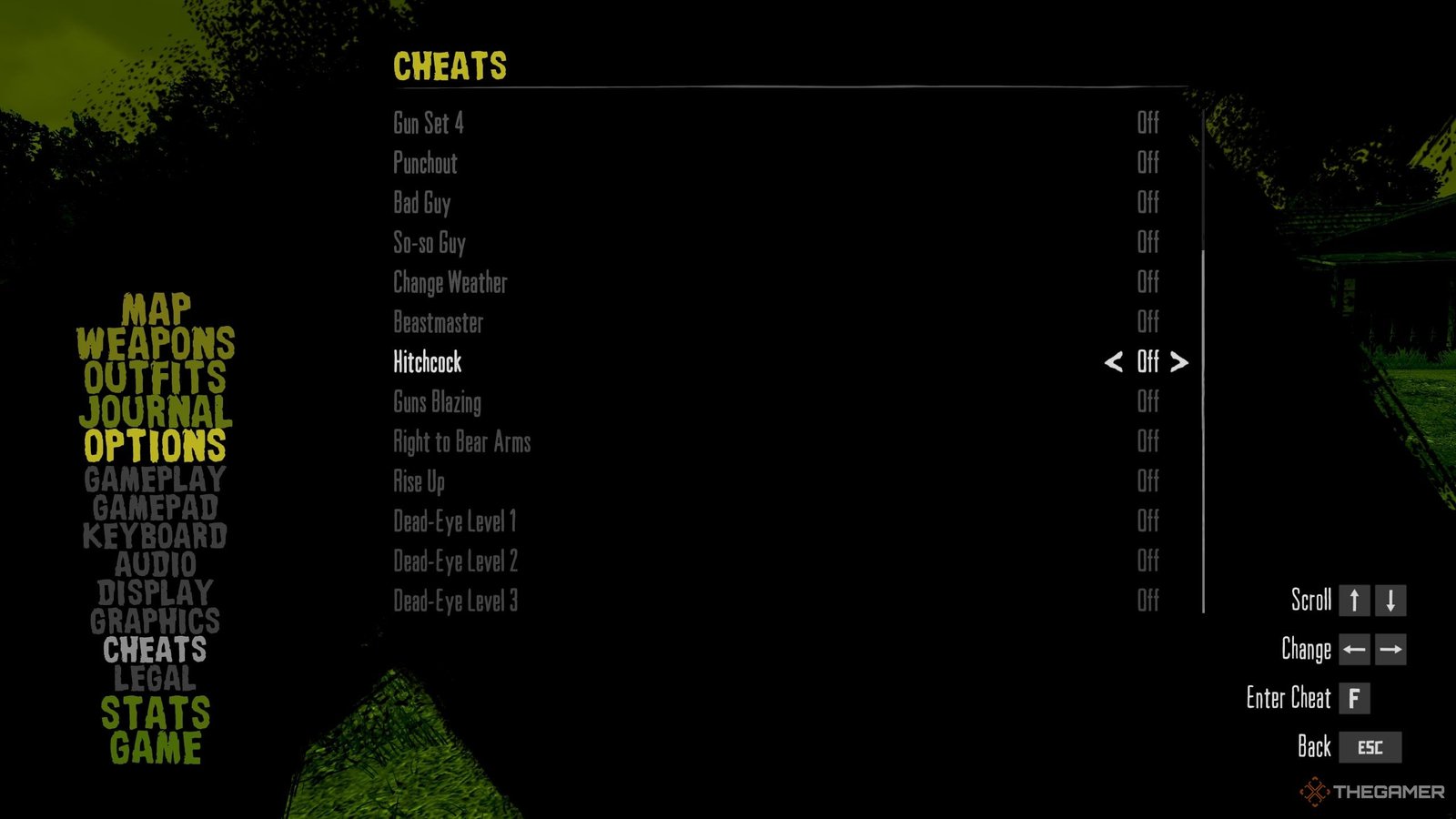 All Cheat Codes And How To Use Them In RDR And Undead Nightmare 3 All of Undead Nightmare cheat codes available for the player to use in Red Dead Redemption.