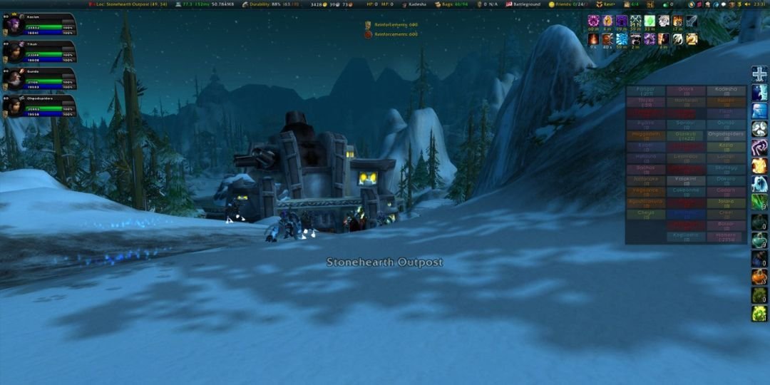 The Best Add Ons For World Of Warcraft: The War Within 7 An example of the Healbot Addon from World of Warcraft.