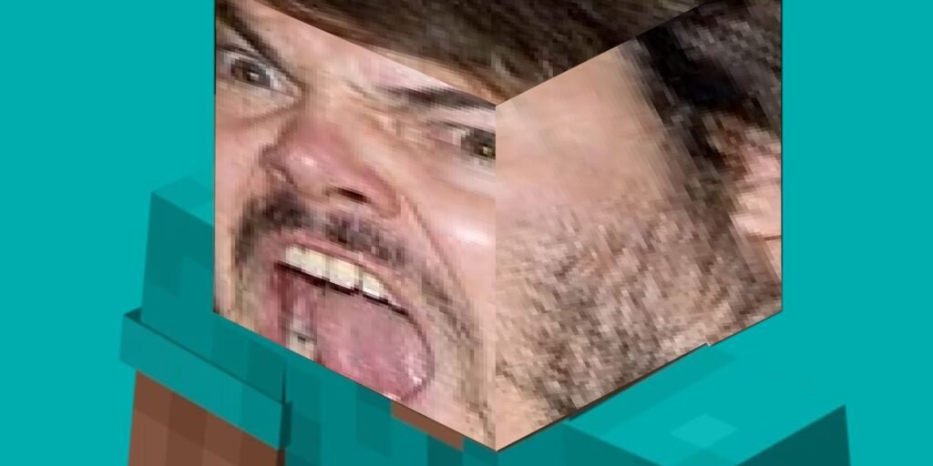 Minecraft Movie Behind-The-Scenes Leak Shows The World Is Made Of Realistic Cubes