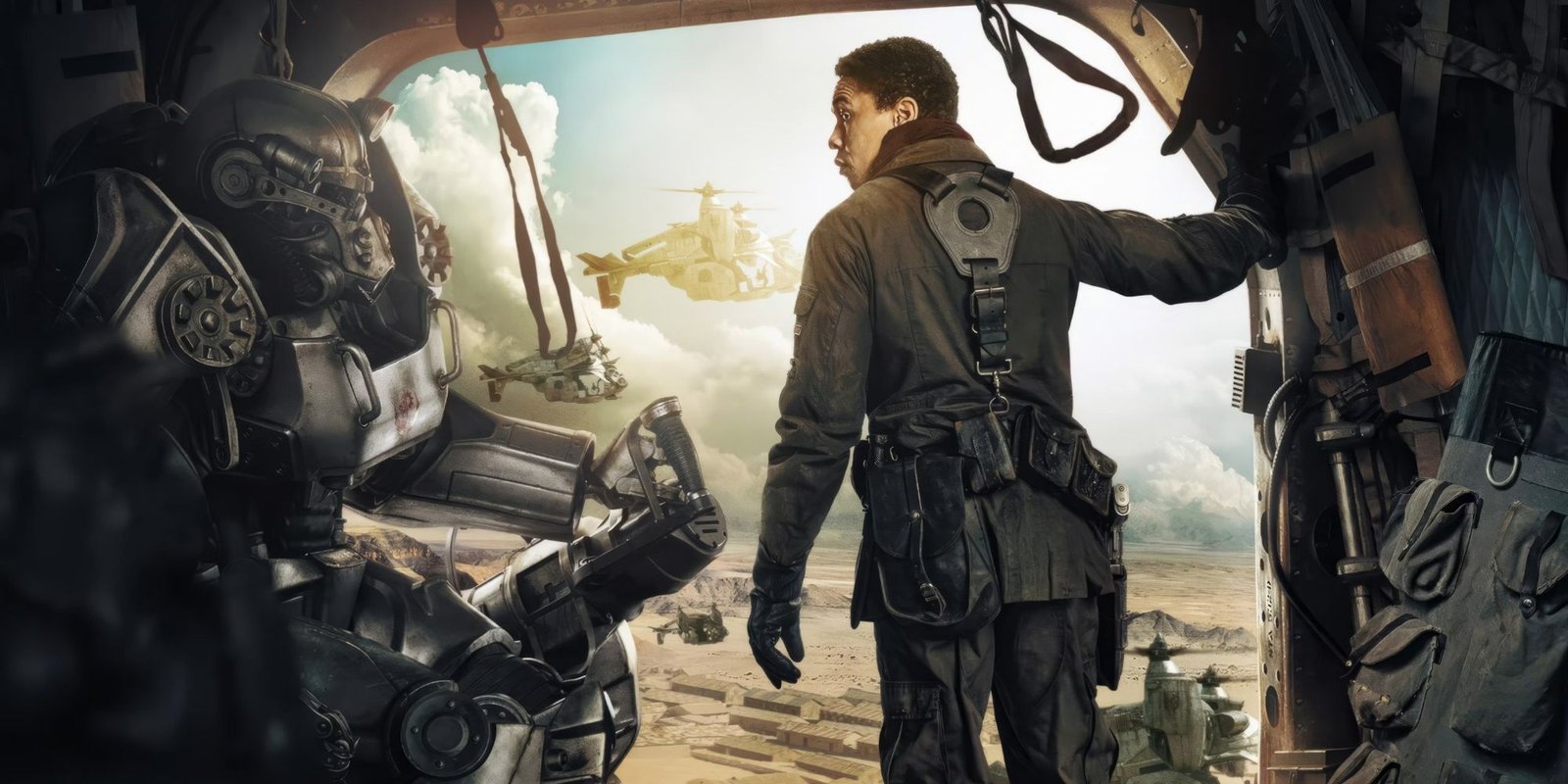 Fallout TV Show Maximus With Brotherhood Of Steel Out Of Power Armor