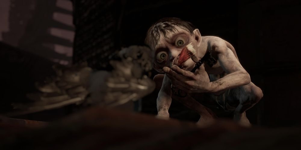 smeagol takes the key to the bird tower in the lord of the rings: gollum