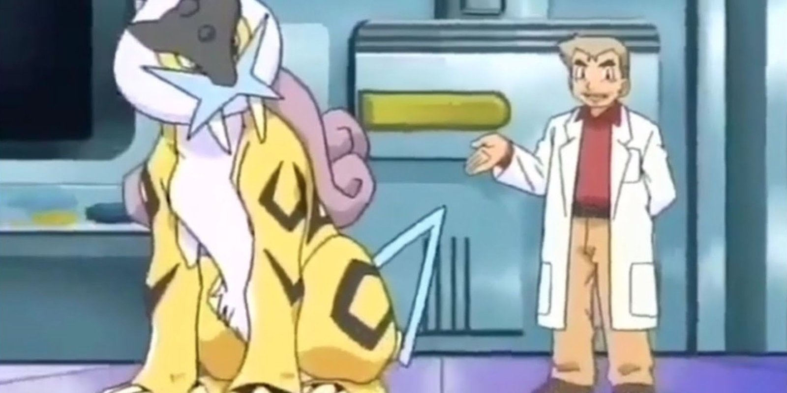 Krysten Ritter Is Reportedly Playing A Human In Sonic 3, Not Rogue 1 Pokemon Professor Oak Trivia: Key To Legendaries. Oak showing off Raikou.