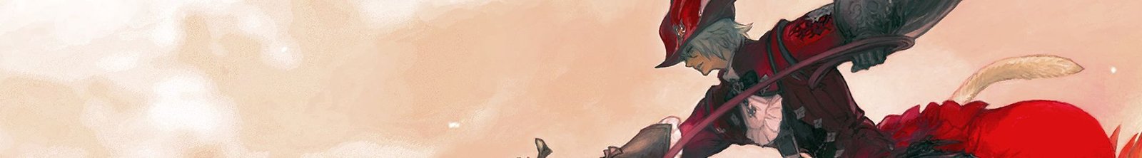 Final Fantasy 14 red mage key artwork strip