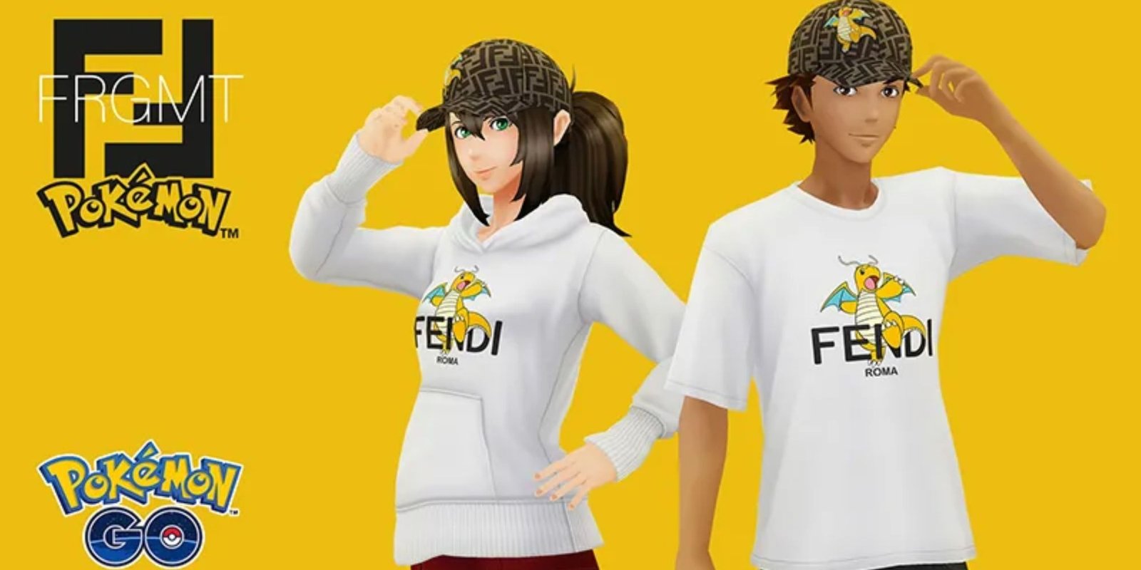 trainers wearing fendi gear in pokemon go