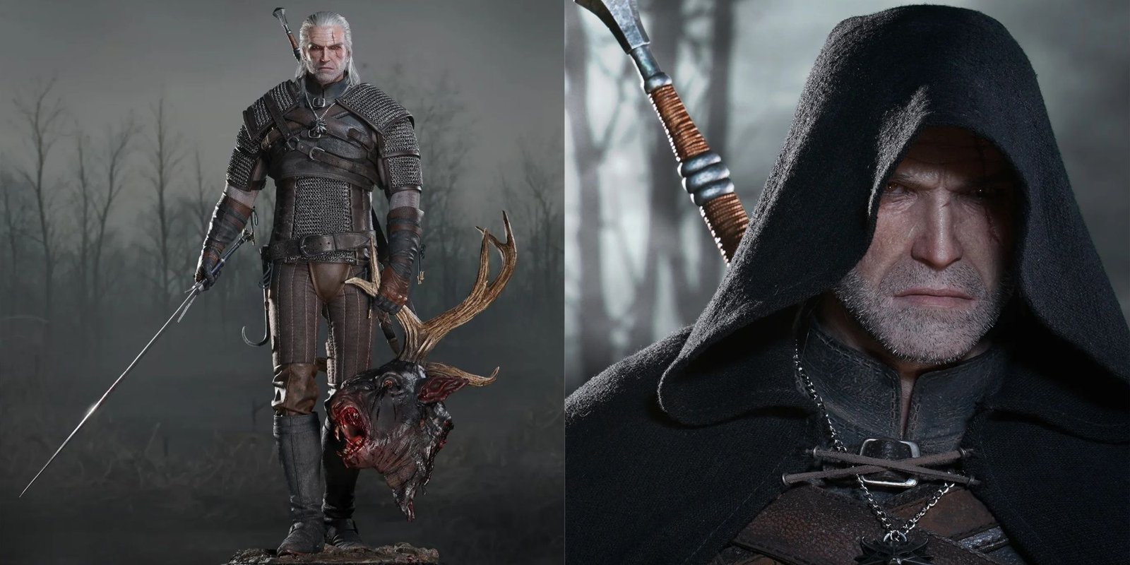 Funko Exclusive Iron Man Facet Pop Goes On Sale Today 3 the witcher 3 geralt statue including close up with hood on