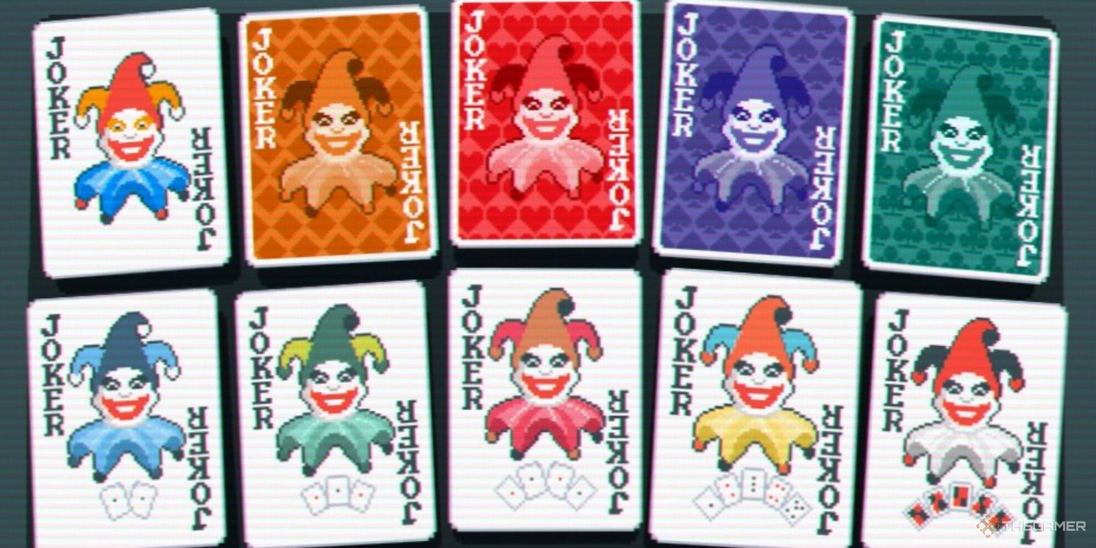 Game Of The Year Editor’s Pick, 2024 9 Ten Jokers spread out across two lines in Balatro.