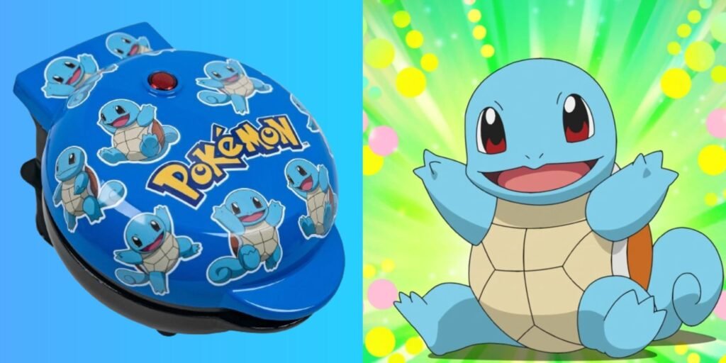 Put Squirtle's Face On Your Breakfast Via These Half Price Pokemon Waffle Makers