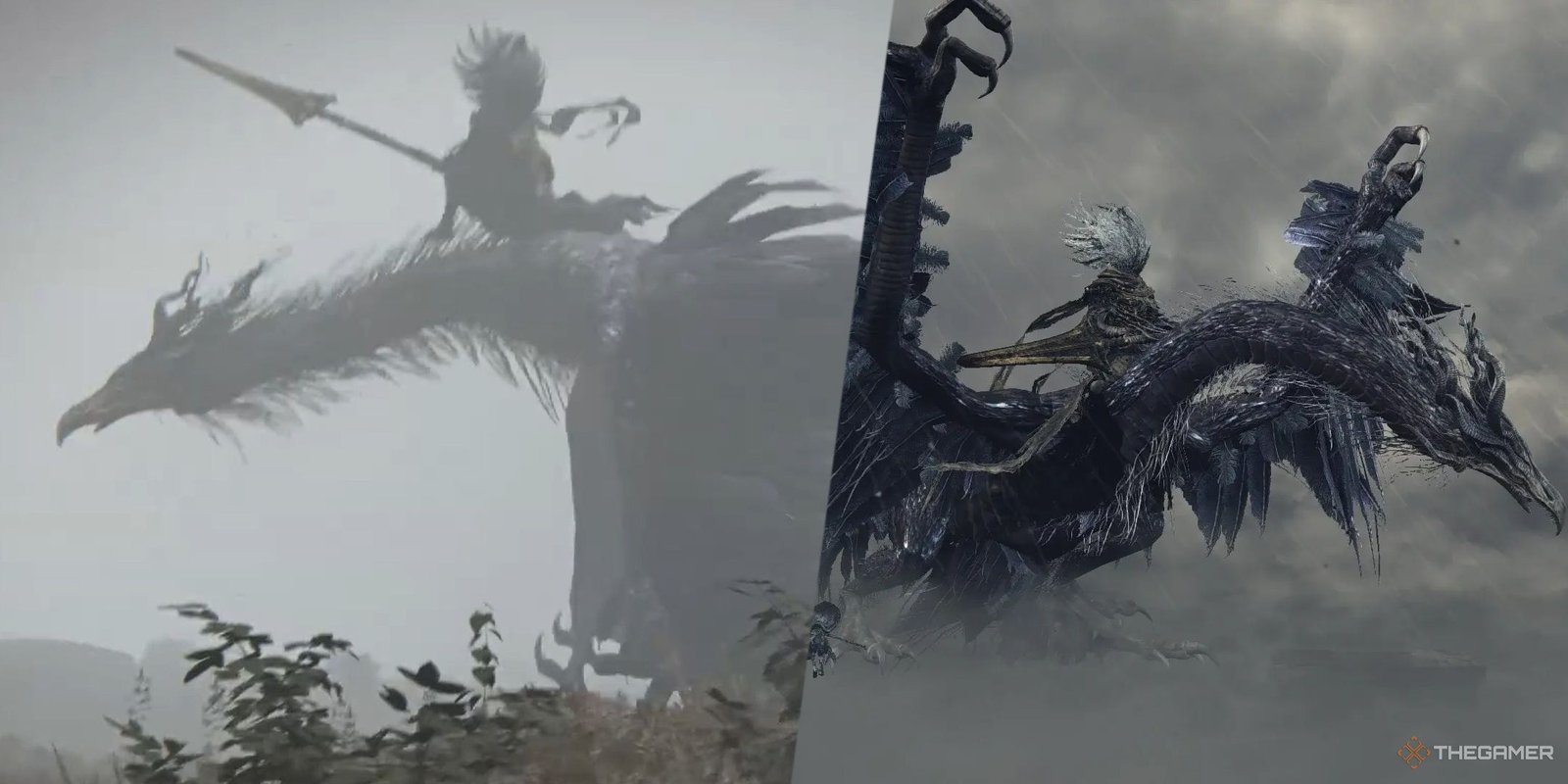 Elden Ring Nightreign The Nameless King side-by-side with the original Dark Souls 3 version.