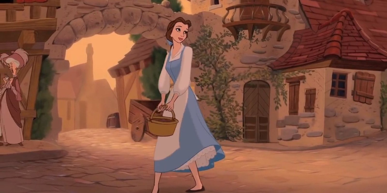 Beauty And The Beast Screenshot Of Belle In Town