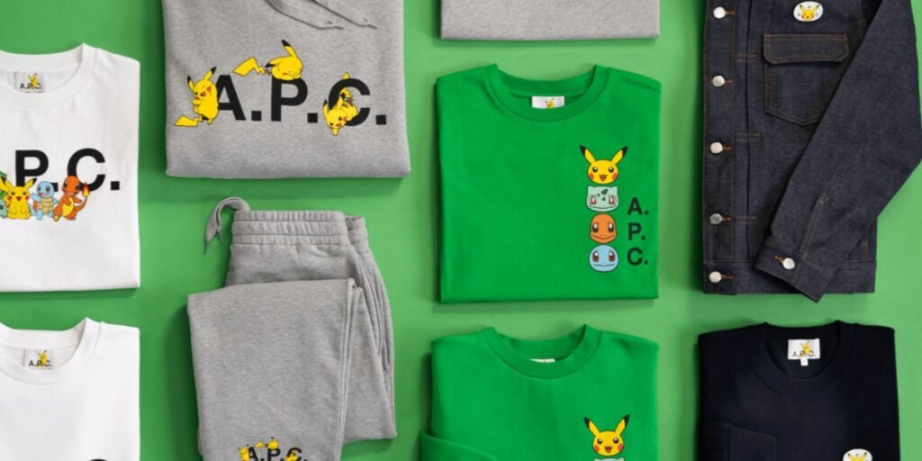 Pokemon's APC Line Incudes T-Shirts, Sweaters, And Even A Denim Jacket