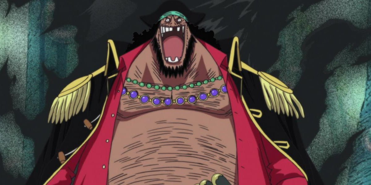 Blackbeard Showing Off The Yami Yami No Mi