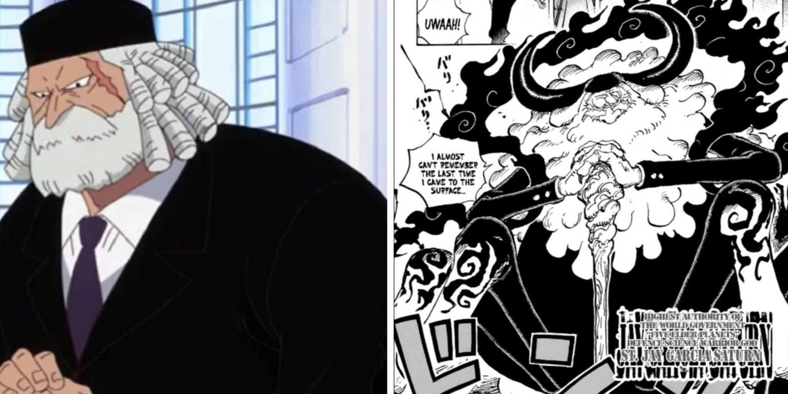Saint Saturn From The One Piece Manga And The Anime