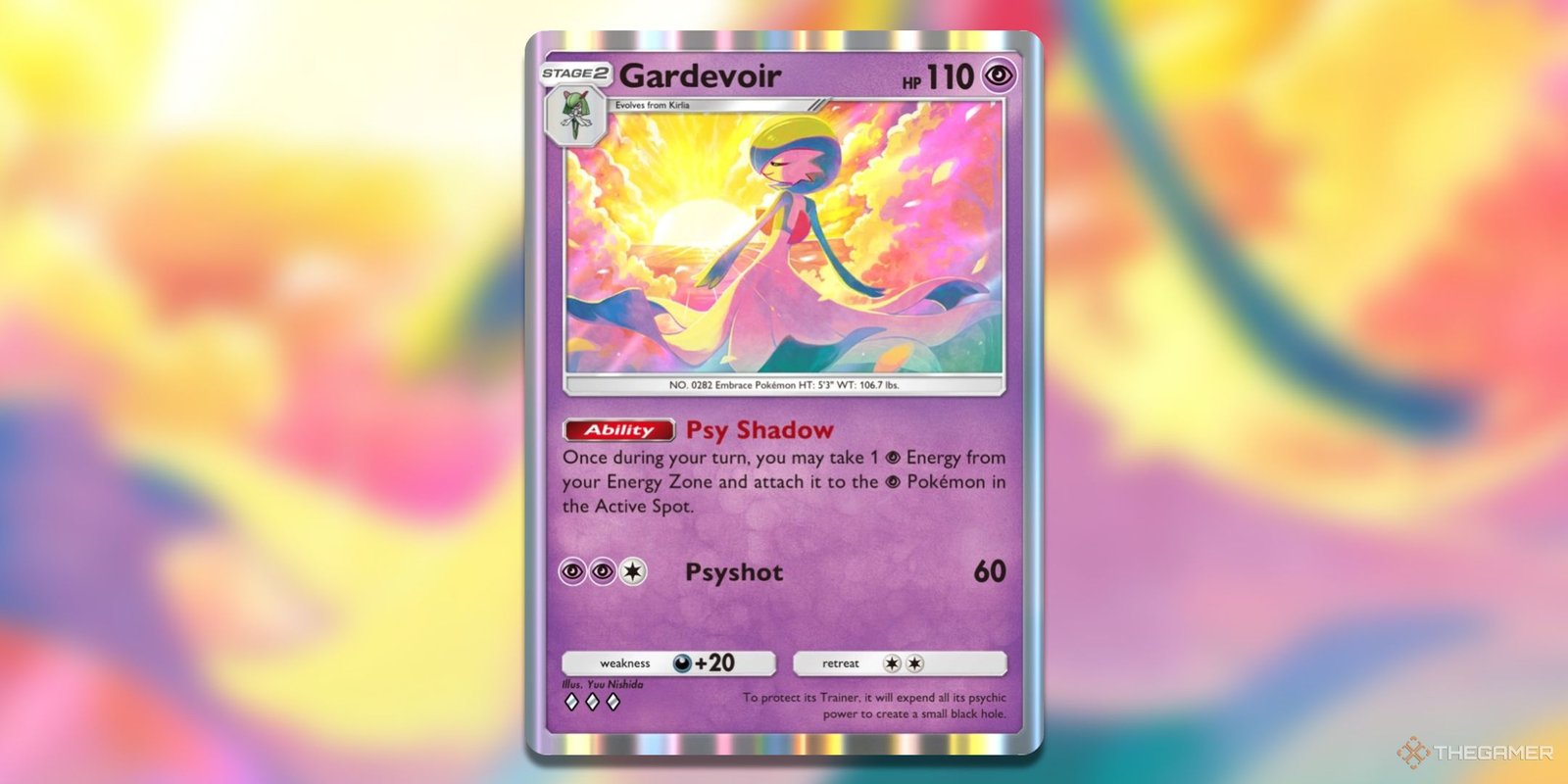 Gardevoir Pokemon TCG Pocket Card Art.