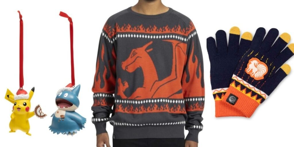 Pokemon's Holiday Collection Includes Charizard And Wooloo Christmas Sweaters