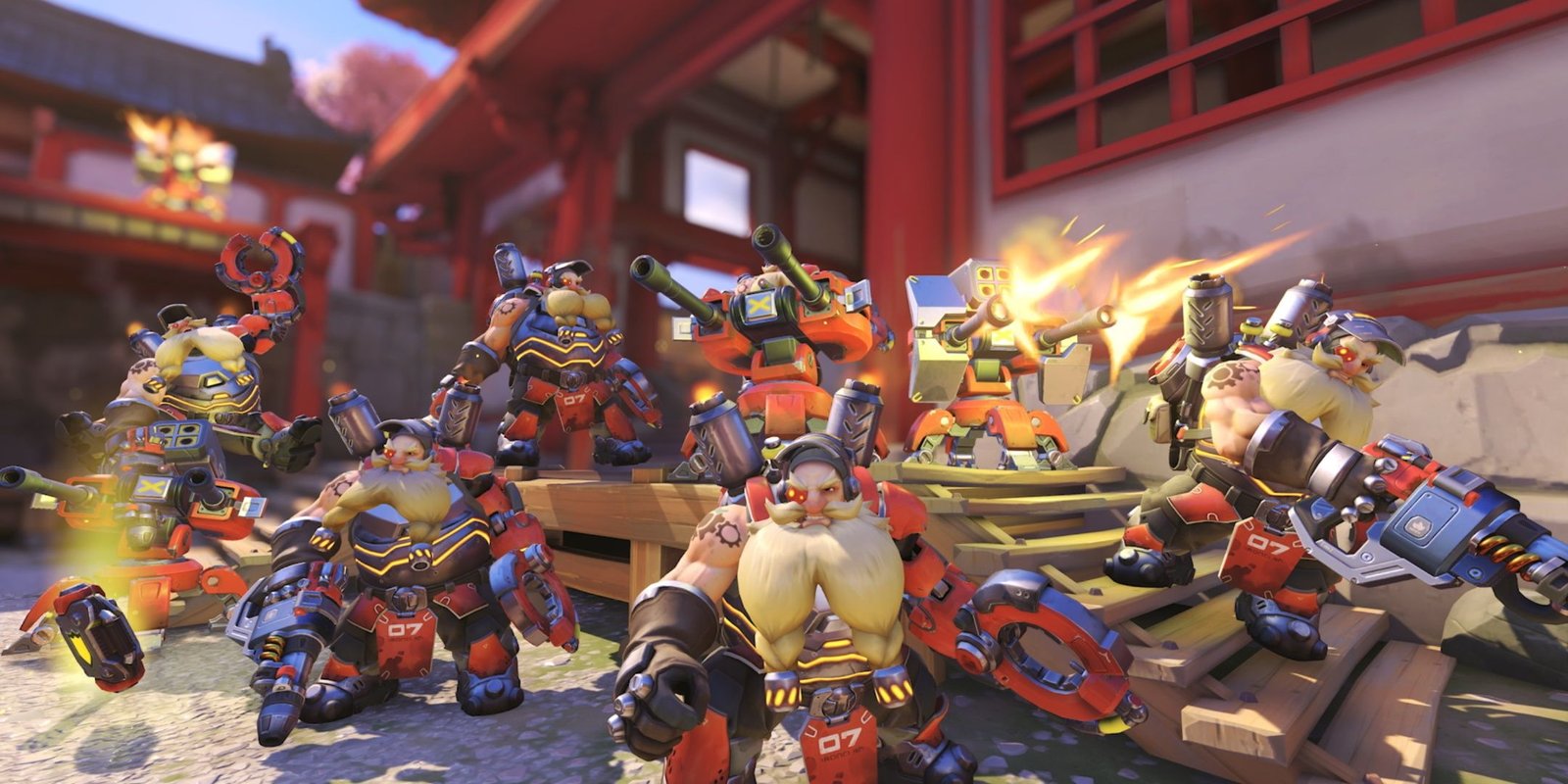 Overwatch 2 Players Hate No Hero Limit In Classic Mode 1 An army of torbjorns prepare to attack in overwatch 2 classic mode.