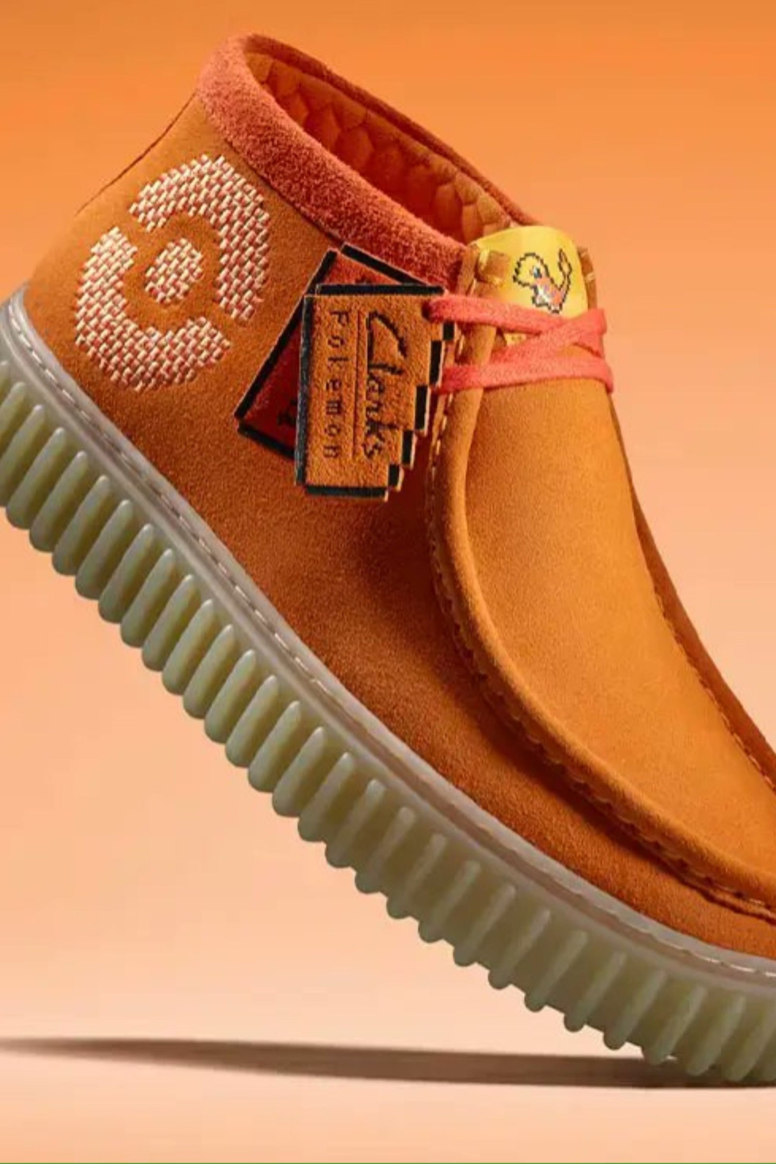 Pokemon Launches New Shoe Line In Collaboration With Clarks 1 clarks x pokemon charmander orange torhill explore shoe