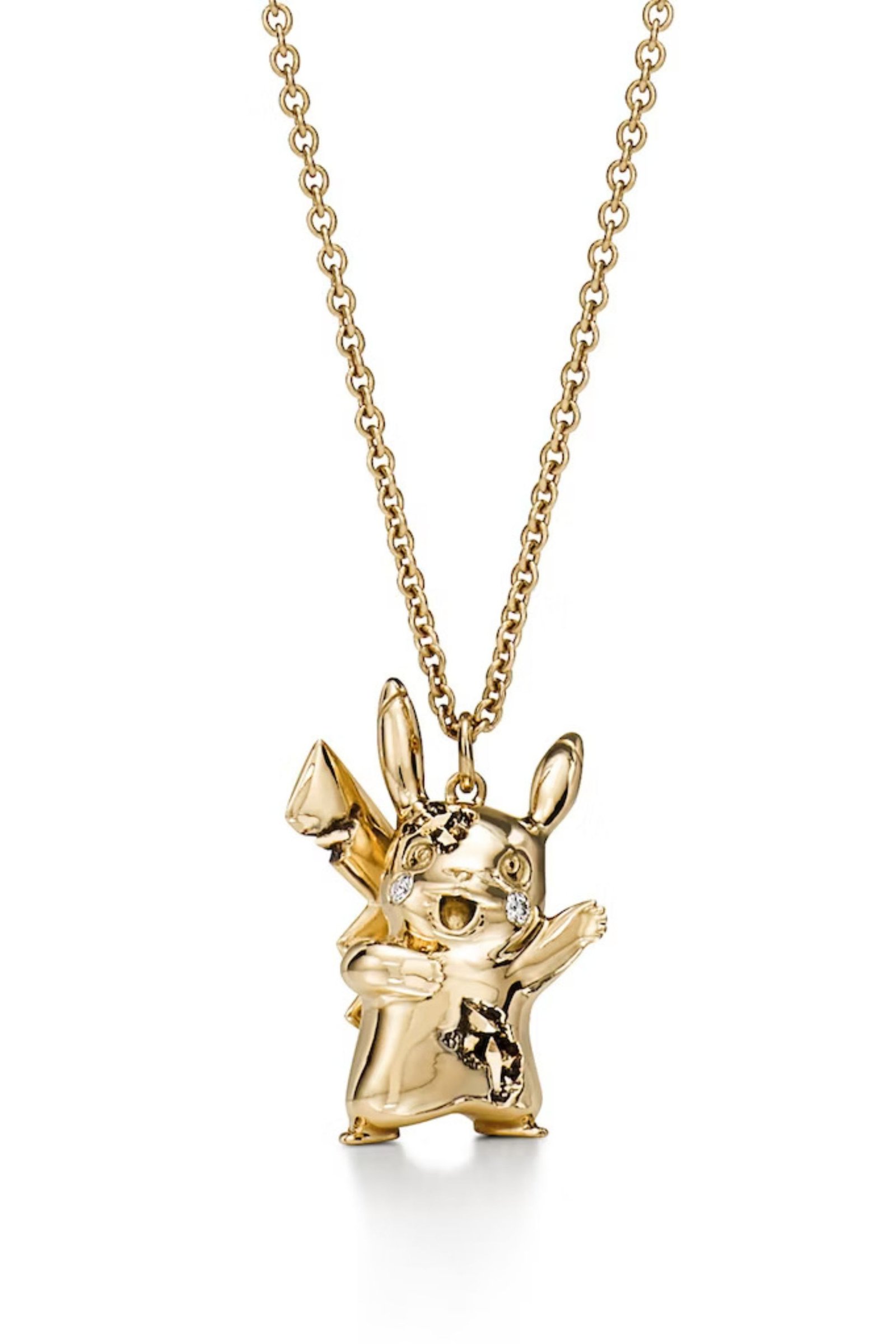 Registration For Pokemon's Tiffany Collection Is Now Open 1 Tiffany & Arsham Studio & Pokémon Small Pikachu Pendant in 18k Yellow Gold with Diamonds