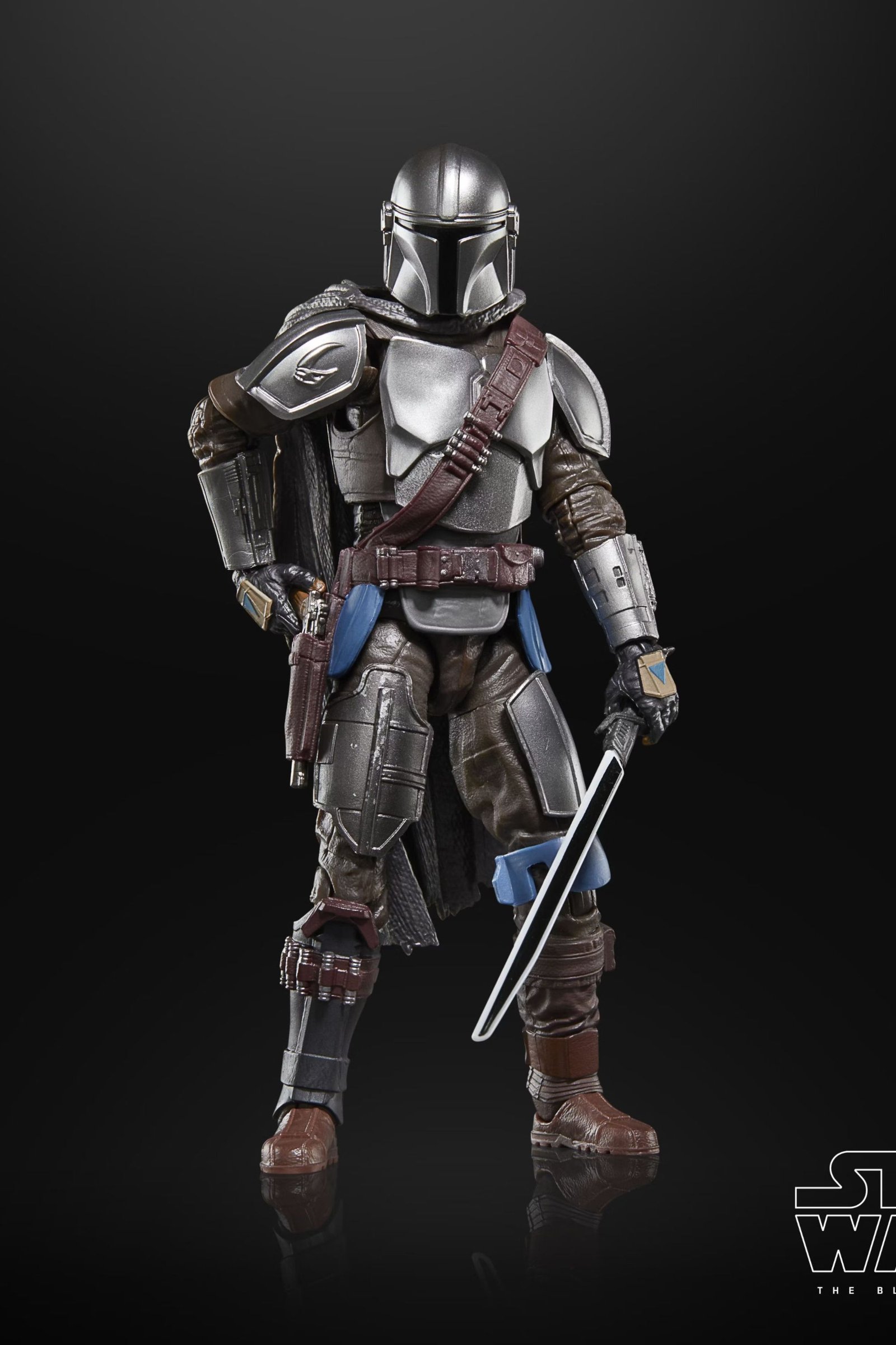 New Darth Vader And Mandalorian The Black Series Pre-Orders Begin Today 3 The Mandalorian: Mines Of Mandalore Black Series Action Figure holding the darksaber and reaching for its blaster
