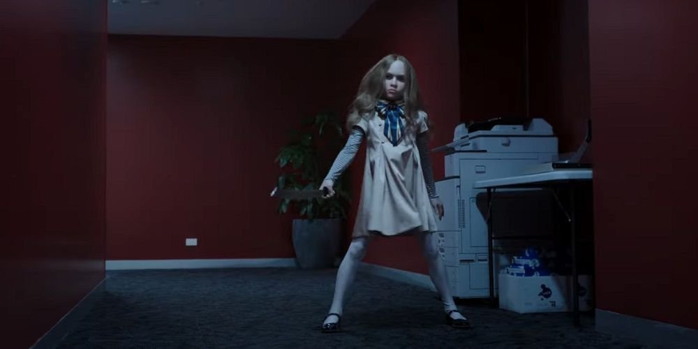 m3gan dancing in the corridor