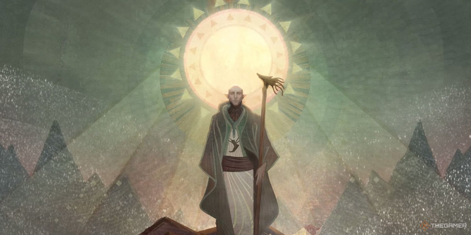 Dragon Age: The Veilguard Ignores Religion 2 Historical art depicting Solas or Fen'Harel in Dragon Age The Veilguard.