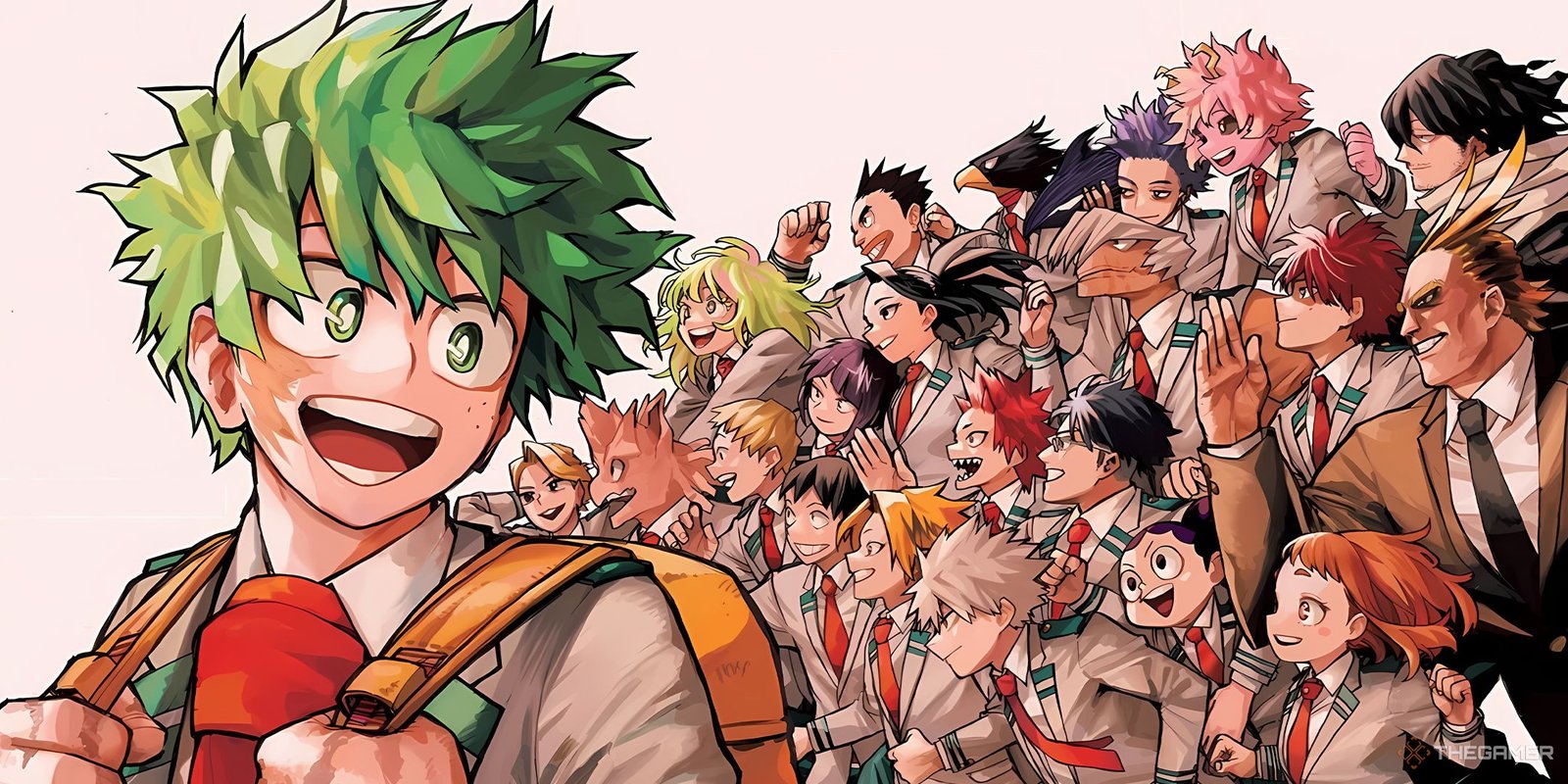 Ranking Every My Hero Academia Movie 2 My Hero Academia ending my Kohei Horikoshi, showing the whole of class-1 and All Might.