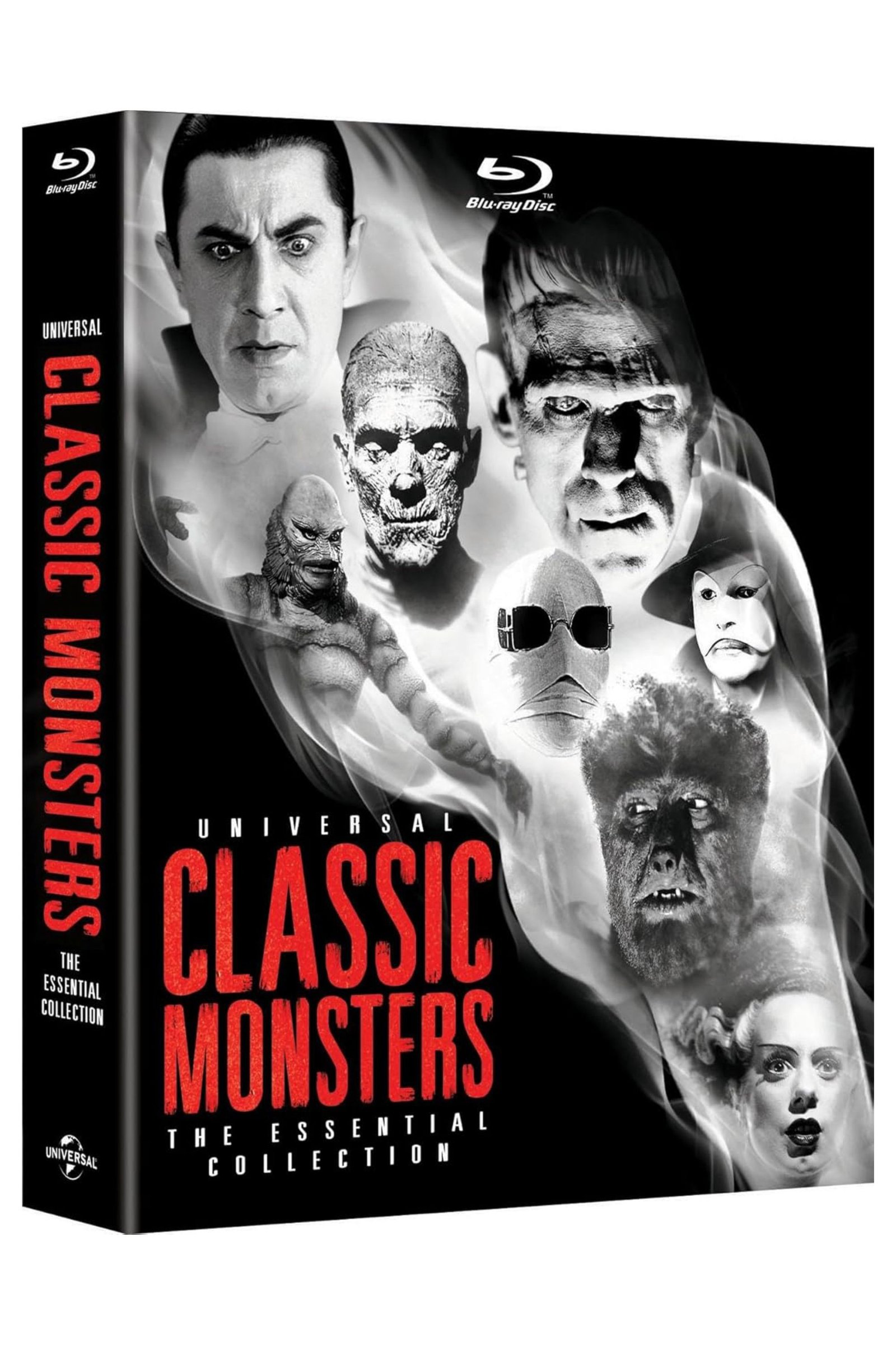Best Horror Movie Blu-Rays For Halloween In 2024 2 Image of Universal Classic Monsters The Essential Collection Blu-ray set.