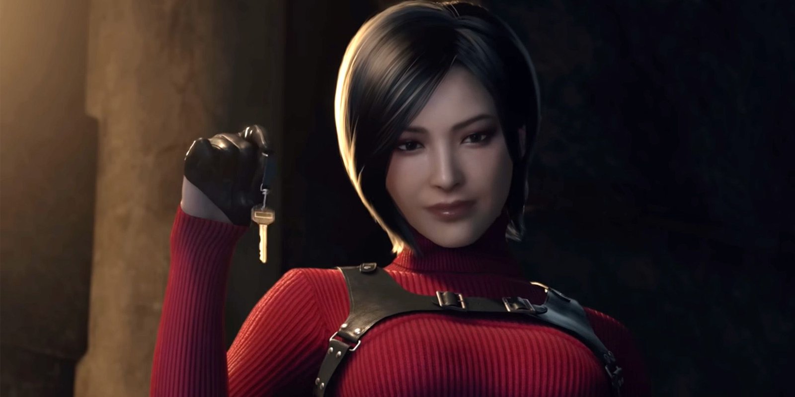 Ranking Resident Evil Characters But Number Of Appearances 7 Resident Evil 4 Remake - Ada Wong holding a key