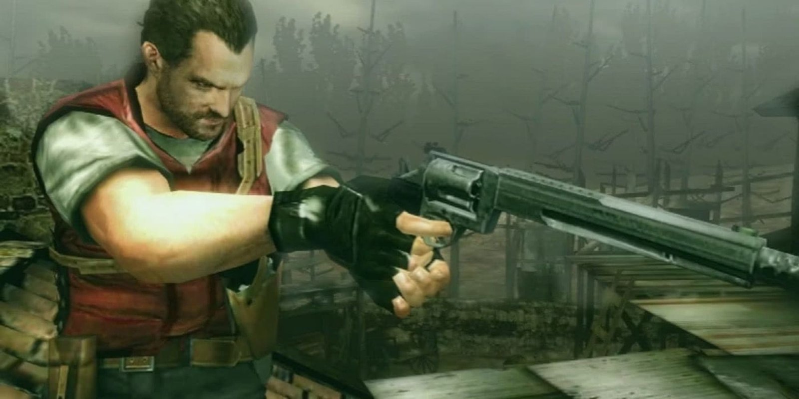 Ranking Resident Evil Characters But Number Of Appearances 9 Barry Burton aims a gun in Resident Evil: Revelations 2.