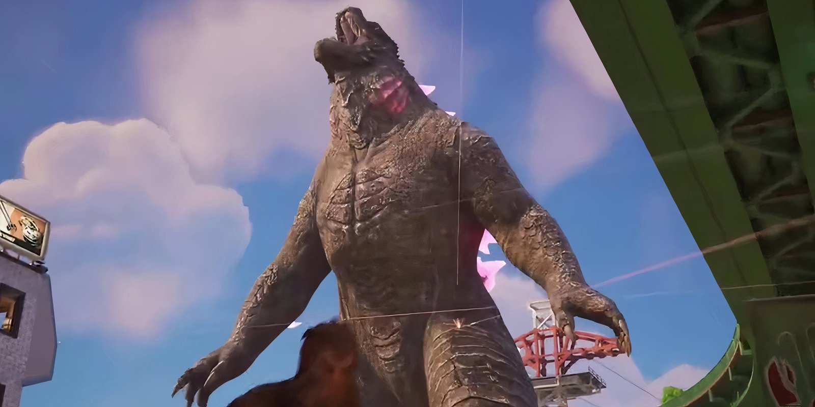 A picture of Godzilla in Fortnite