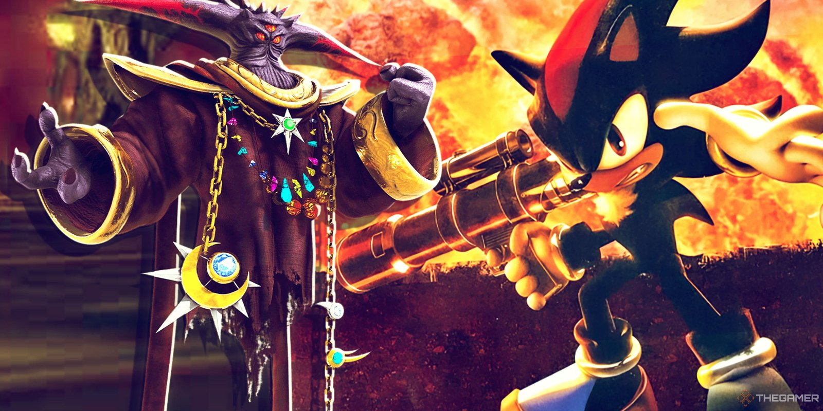 Endless Legend 2 Revealed, Launching In Early Access This Year 1 Split image of Black Doom and Shadow the Hedgehog.