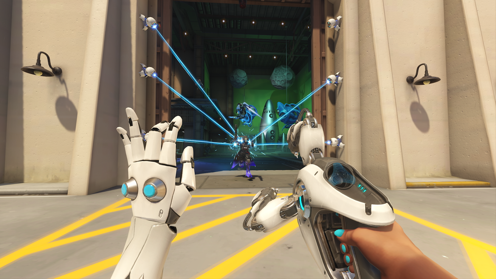 I Just Want Every Leaver To Get Perma-Banned 2 Symmetra summons a load of turrets in Overwatch 2 Classic.