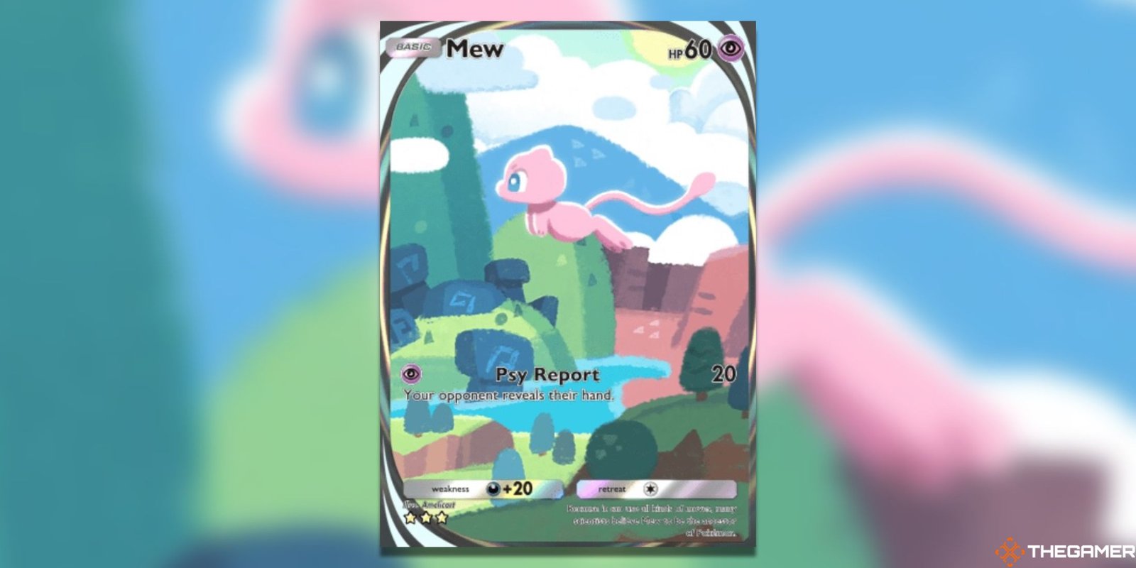I’m So Sorry, I Can't Stop Flexing In Pokemon TCG Pocket 1 The Mew Full Art from Pokemon Pocket.
